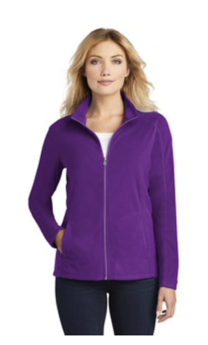 Port Authority Micro-fleece Jacket in Purple Main Image